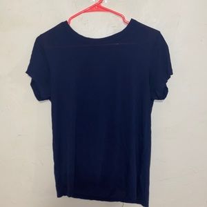 Aerie: Navy Blue Short Sleeve Top